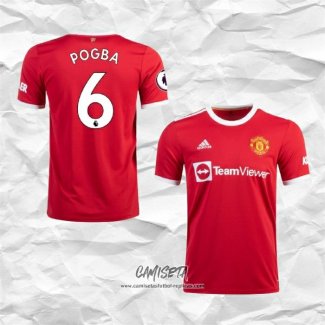 Primera Camiseta Manchester United Jugador Pogba 2021-2022