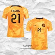 Primera Camiseta Paises Bajos Jugador F.De Jong 2022
