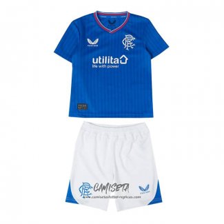 Primera Camiseta Rangers 2023-2024 Nino