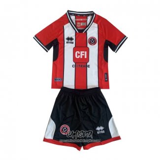 Primera Camiseta Sheffield United 2023-2024 Nino