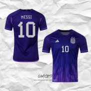 Segunda Camiseta Argentina Jugador Messi 2022