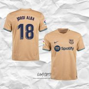 Segunda Camiseta Barcelona Jugador Jordi Alba 2022-2023