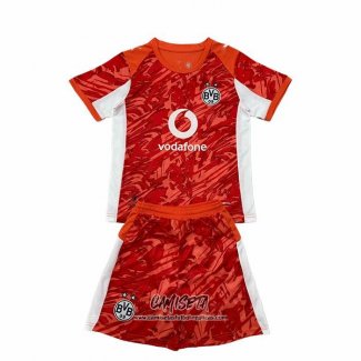 Segunda Camiseta Borussia Dortmund Portero 2025-2026 Nino Rojo