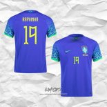 Segunda Camiseta Brasil Jugador Raphinha 2022