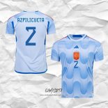 Segunda Camiseta Espana Jugador Azpilicueta 2022