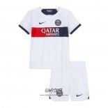 Segunda Camiseta Paris Saint-Germain 2023-2024 Nino
