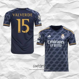 Segunda Camiseta Real Madrid Jugador Valverde 2023-2024