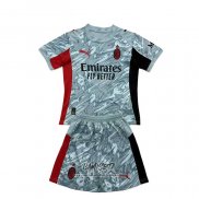 Camiseta AC Milan Portero 2025-2026 Nino Azul
