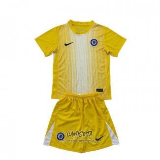 Camiseta Chelsea Portero 2025-2026 Nino Amarillo