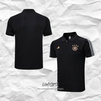 Camiseta Polo del Alemania 2022-2023 Negro