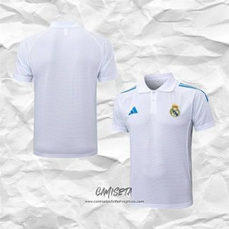Camiseta Polo del Real Madrid 2025-2026 Azul Blanco