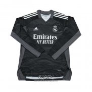Camiseta Real Madrid Portero 2021-2022 Manga Larga Negro