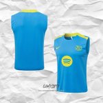 Camiseta de Entrenamiento Barcelona 2025-2026 Sin Mangas Azul