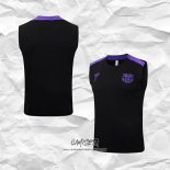 Camiseta de Entrenamiento Barcelona 2025-2026 Sin Mangas Negro Purpura