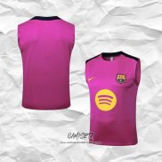 Camiseta de Entrenamiento Barcelona 2025-2026 Sin Mangas Rosa