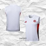 Camiseta de Entrenamiento Bayern Munich 2025-2026 Sin Mangas Blanco