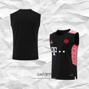 Camiseta de Entrenamiento Bayern Munich 2022-2023 Sin Mangas Negro