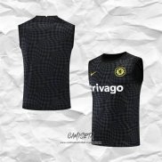 Camiseta de Entrenamiento Chelsea 2022-2023 Sin Mangas Negro