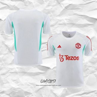 Camiseta de Entrenamiento Manchester United 2023-2024 Blanco