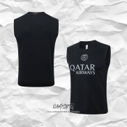 Camiseta de Entrenamiento Paris Saint-Germain 2025-2026 Sin Mangas Negro