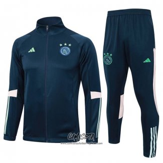 Chandal de Chaqueta del Ajax 2023-2024 Azul