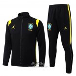 Chandal de Chaqueta del Brasil 2026-2027 Amarillo Negro