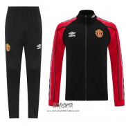 Chandal de Chaqueta del Manchester United 2025-2026 Negro