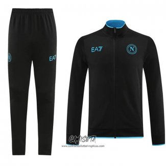 Chandal de Chaqueta del Napoli 2023-2024 Negro