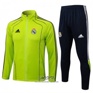 Chandal de Chaqueta del Real Madrid 2025-2026 Nino Verde