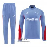 Chandal de Sudadera del Cruzeiro 2025-2026 Azul