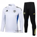Chandal de Sudadera del Manchester United 2025-2026 Blanco