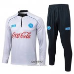 Chandal de Sudadera del Napoli 2025-2026 Blanco