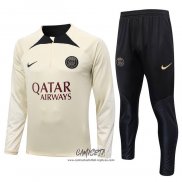 Chandal de Sudadera del Paris Saint-Germain 2023-2024 Amarillo