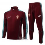 Chandal de Sudadera del Portugal 2026-2027 Nino Rojo