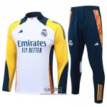Chandal de Sudadera del Real Madrid 2024-2025 Blanco
