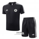 Chandal del Alemania 2026-2027 Manga Corta Negro - Pantalon Corto