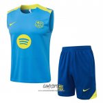Chandal del Barcelona 2025-2026 Sin Mangas Azul