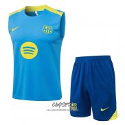 Chandal del Barcelona 2025-2026 Sin Mangas Azul