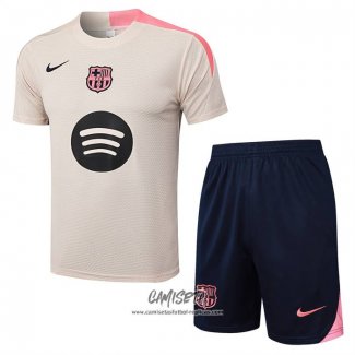Chandal del Barcelona 2025-2026 Manga Corta Amarillo - Pantalon Corto