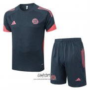 Chandal del Bayern Munich 2025-2026 Manga Corta Gris Oscuro - Pantalon Corto
