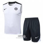 Chandal del Chelsea 2025-2026 Sin Mangas Blanco