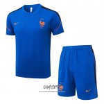 Chandal del Francia 2026-2027 Manga Corta Azul - Pantalon Corto
