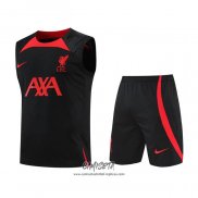 Chandal del Liverpool 2022-2023 Sin Mangas Negro