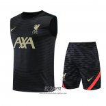 Chandal del Liverpool 2022-2023 Sin Mangas Negro