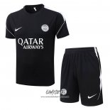 Chandal del Paris Saint-Germain 2026-2027 Manga Corta Negro - Pantalon Corto