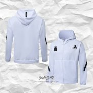 Chaqueta con Capucha del Ajax 2025-2026 Blanco