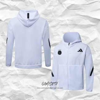 Chaqueta con Capucha del Ajax 2025-2026 Blanco