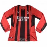 Primera Camiseta AC Milan 2021-2022 Manga Larga
