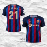 Primera Camiseta Barcelona Jugador F.De Jong 2022-2023