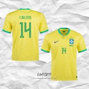 Primera Camiseta Brasil Jugador E.Militao 2022